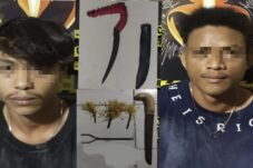 Kedapatan Bawa Sajam Jenis Busur dan Taji 2 Remaja di Kelurahan Kalumeme Diamankan Polisi